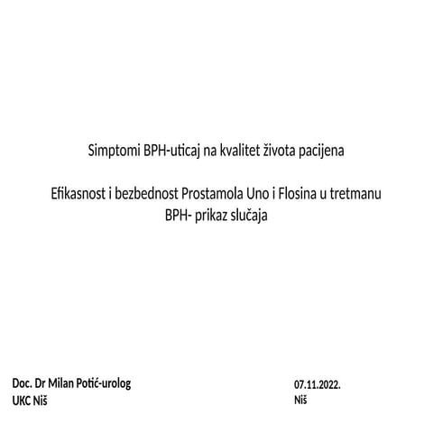 Comprehensive Overview of BPH Symptoms, Diagnosis, and Treatment ...