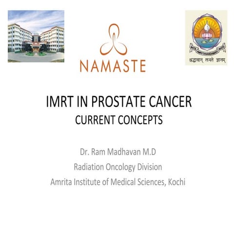 IMRT in Prostate Cancer