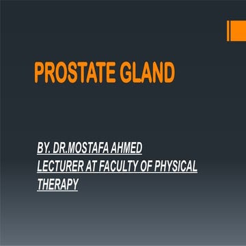 prost one of male disord after prost diseases