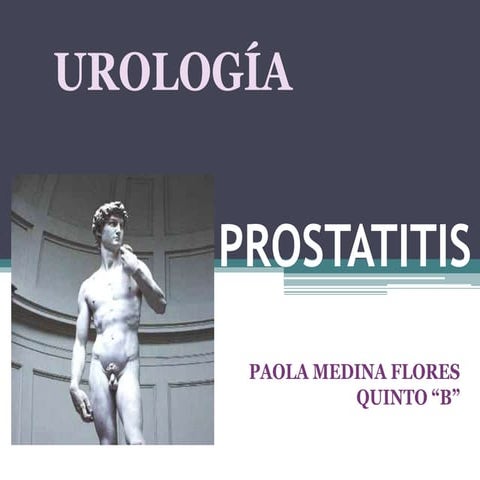 Prostatitis | PPTX