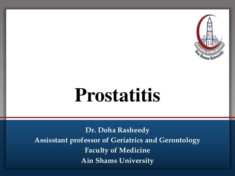 A prostatitis gyógyszeres kezelés diagramja)