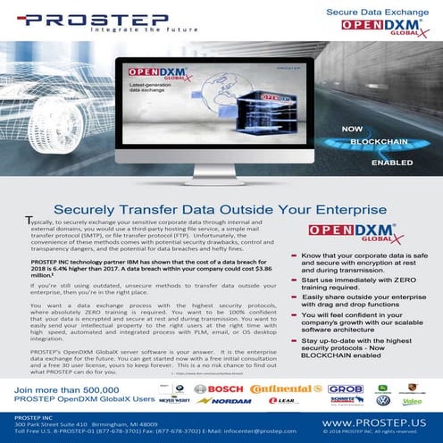 Prostep enterprise data exchange