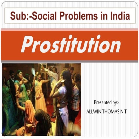 Prostitution- social problem
