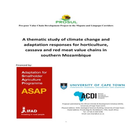 Climate Change: Vulnerability and Impact Assessment | PDF