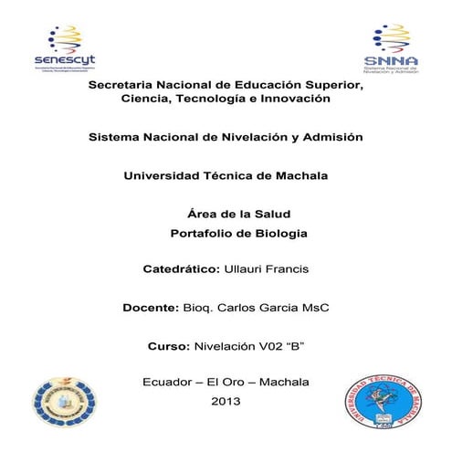 Portafolio de biologia