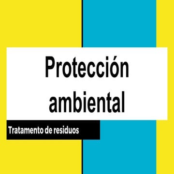Protección ambiental
