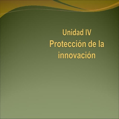 ProtecciòN De La InnovaciòN