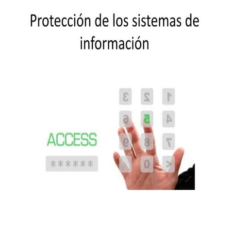 Protección de los sistemas de información
