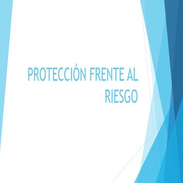 Protección frente al riesgo