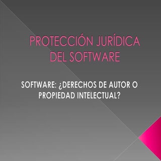 Protección Jurídica Del Software
