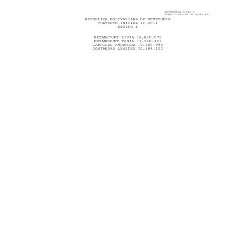 Proteccion civil y administracion de desastres