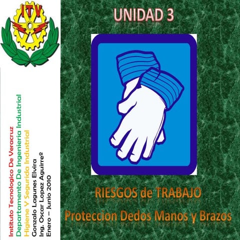 Proteccion dedos, manos y b razos