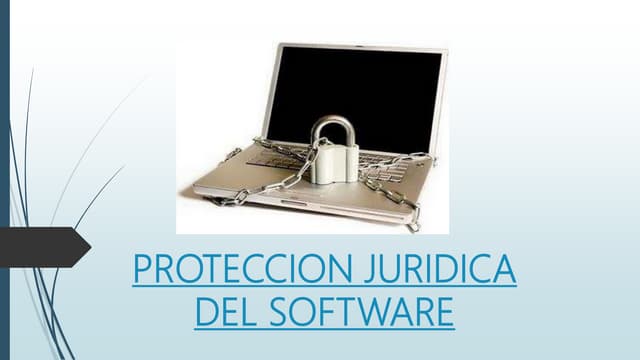 Proteccion juridica del software