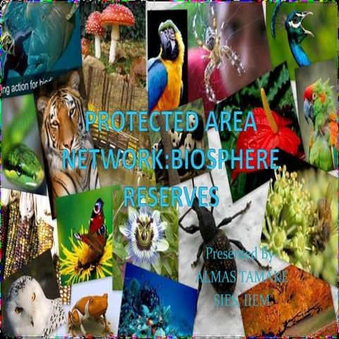 Protected area network :Biosphere reserves 