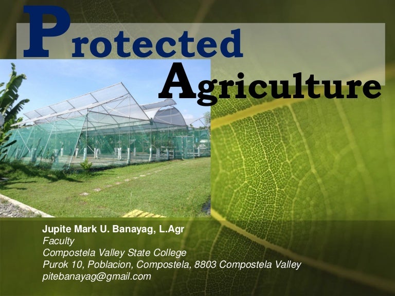 Protected Agriculture