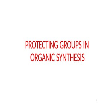 some method for protecting group on synthesis.pptx