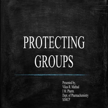 Protecting groups