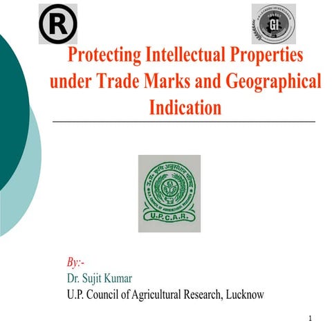 Protecting Intellectual Property under Trade Marks and Geographical Indications
