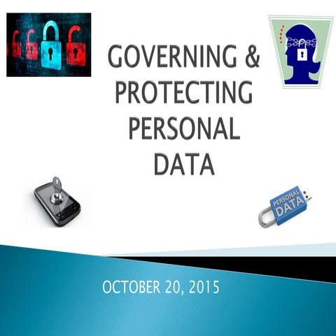DAMA Webinar: The Data Governance of  Personal (PII) Data