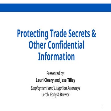 Protecting Trade Secrets and Business Interests