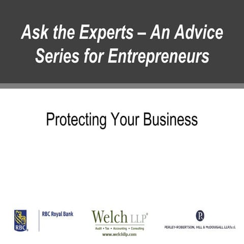 Ask the Experts: Protecting your Business