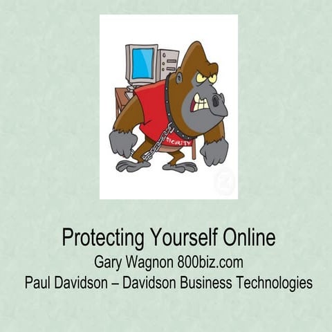 Protecting Yourself Online