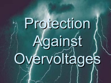 Protection against overvoltages