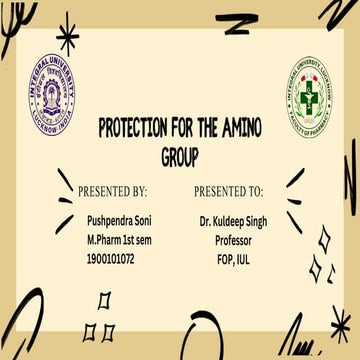 Protection for amino group and amino acid