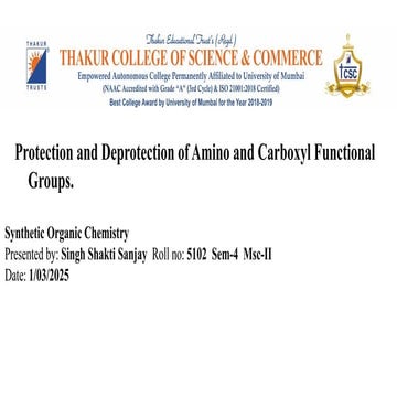 protection N group study and thier applications