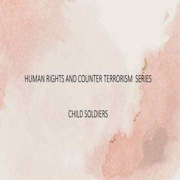 Protection of Children under International Humanitarian Law