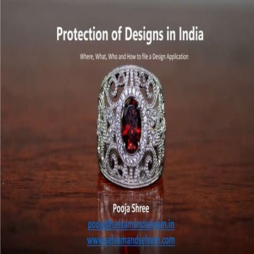 Protection of designs in india