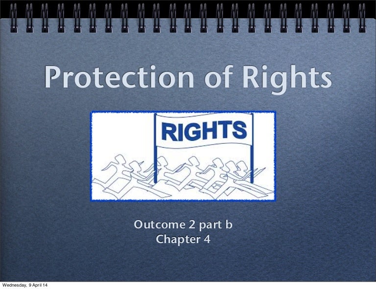 Protection of rights