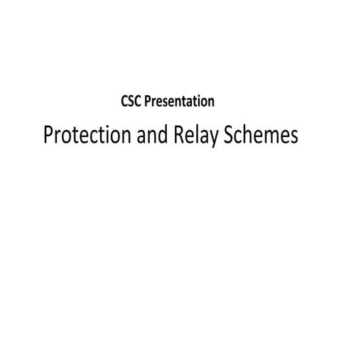 Protection & relayppt 100 | PPT