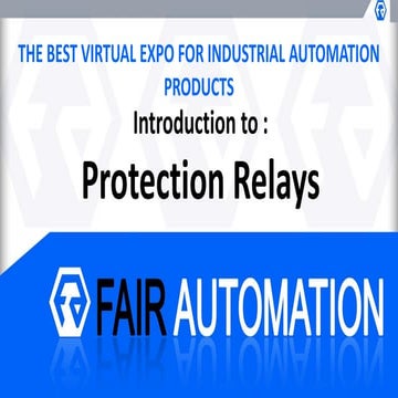 Protection relays for industrial process control 