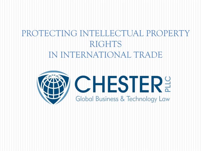 Read International Intellectual Property Integrated World