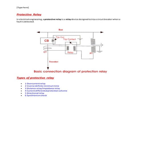 Protective Relay