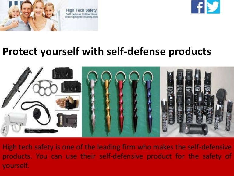 Protect yourself with selfdefense products