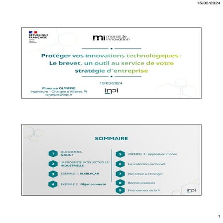 Protéger vos innovations technologiques : le brevet, un outil au ...