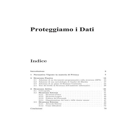 Proteggiamo I Dati