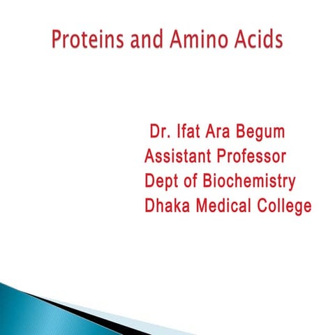 Amino acid & Protein