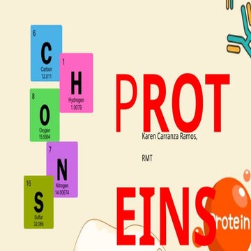 Protein Lecture  for medical laboratory science students
