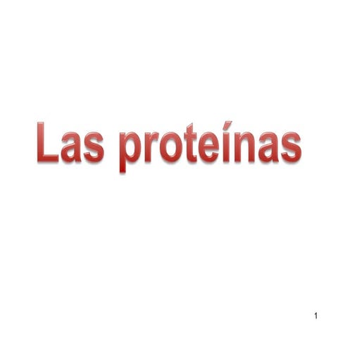 Proteinas