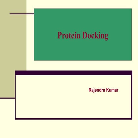 Protein docking