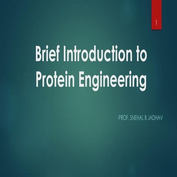 Protein engineering