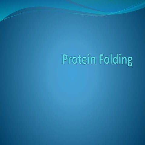 Protein folding