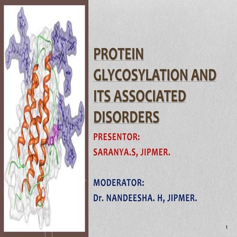 Protein glycosylation and its associated disorders