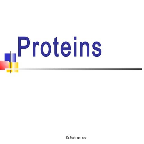 Protein metabolism