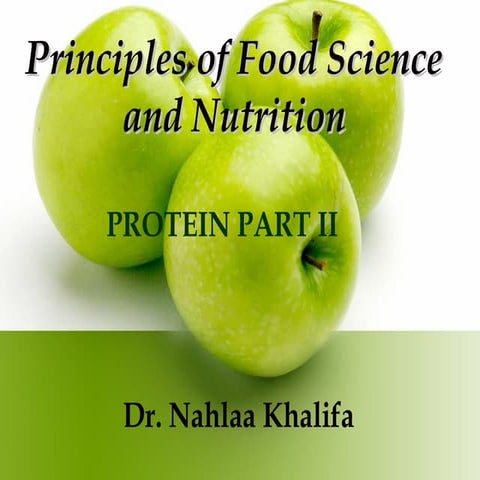 protein in human health and nutrition ppt
