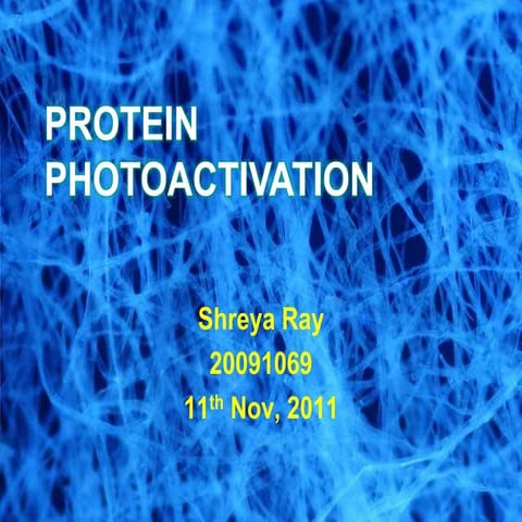 Protein photoactivation
