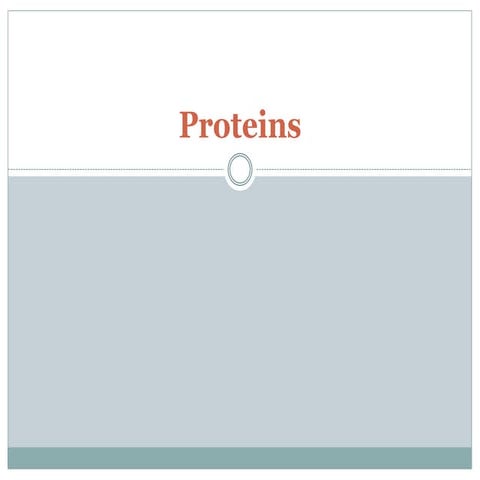 Proteins